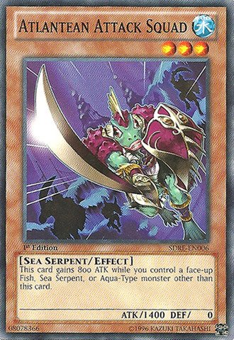 Amazon.com: Yu-Gi-Oh! - Atlantean Attack Squad (SDRE-EN006